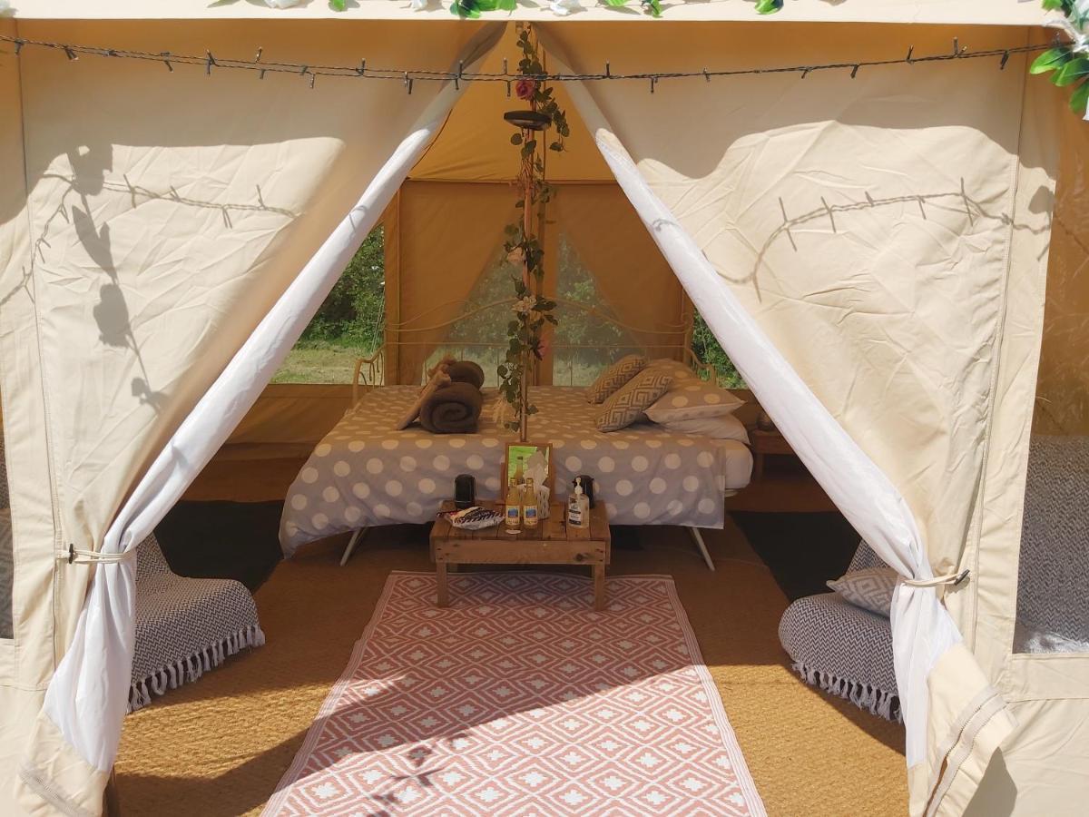 Hopgarden Glamping - Luxury 6M Bell Tent Wadhurst Dış mekan fotoğraf