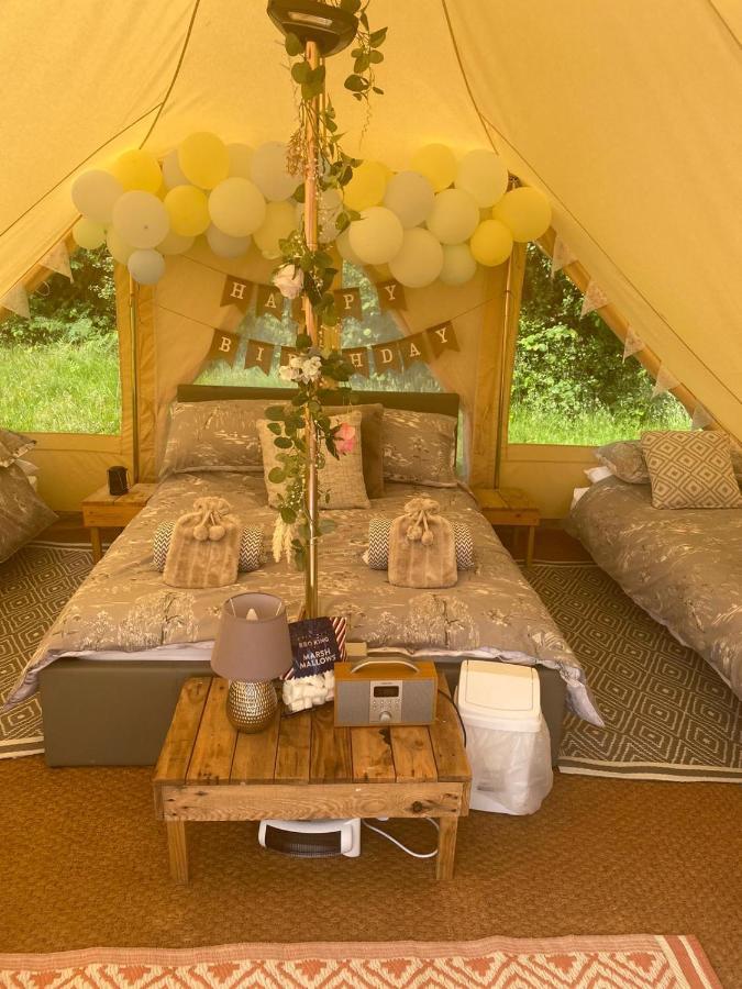 Hopgarden Glamping - Luxury 6M Bell Tent Wadhurst Dış mekan fotoğraf