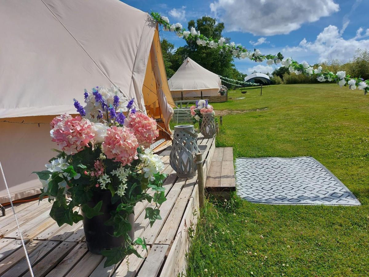 Hopgarden Glamping - Luxury 6M Bell Tent Wadhurst Dış mekan fotoğraf