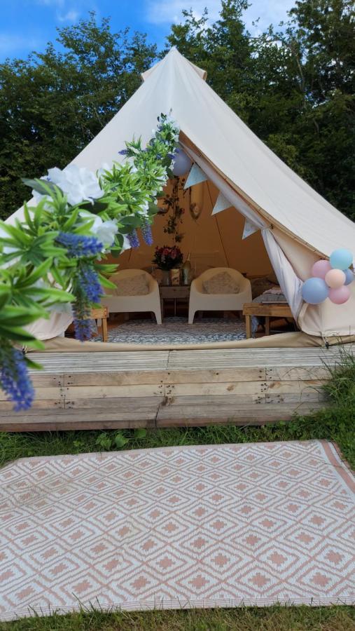 Hopgarden Glamping - Luxury 6M Bell Tent Wadhurst Dış mekan fotoğraf