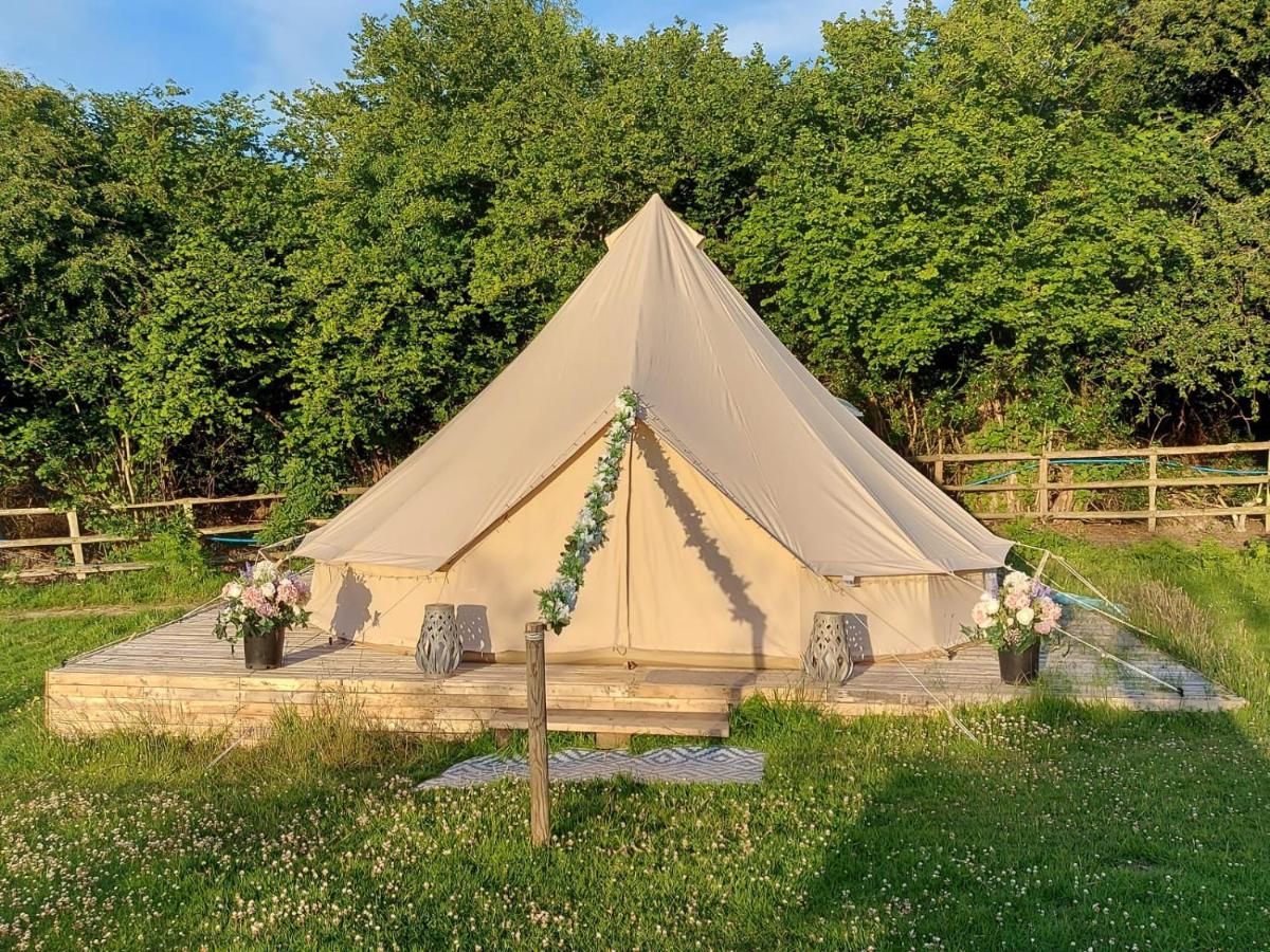 Hopgarden Glamping - Luxury 6M Bell Tent Wadhurst Dış mekan fotoğraf