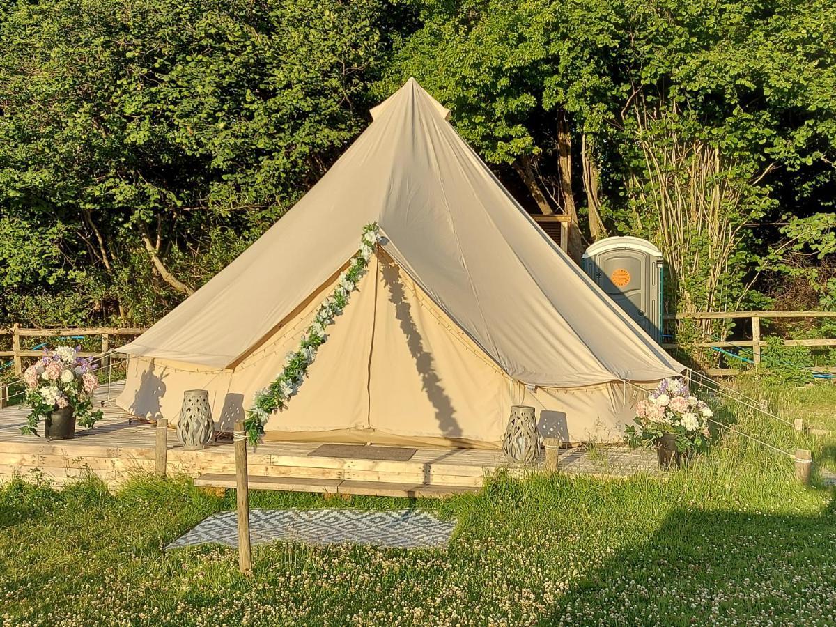 Hopgarden Glamping - Luxury 6M Bell Tent Wadhurst Dış mekan fotoğraf