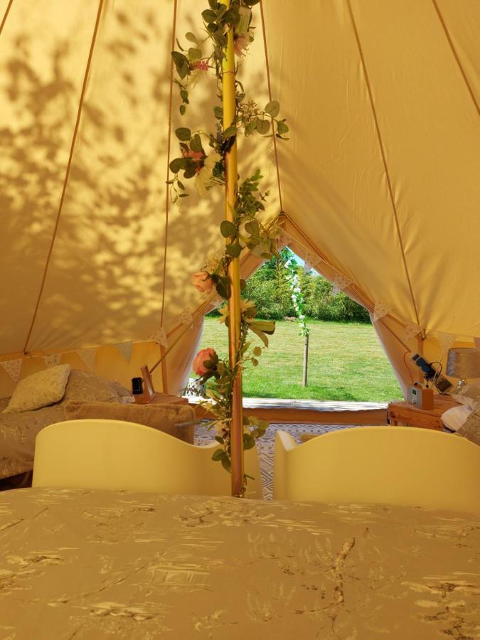 Hopgarden Glamping - Luxury 6M Bell Tent Wadhurst Dış mekan fotoğraf