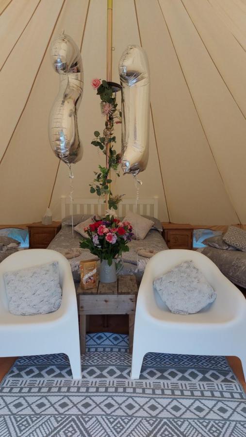 Hopgarden Glamping - Luxury 6M Bell Tent Wadhurst Dış mekan fotoğraf