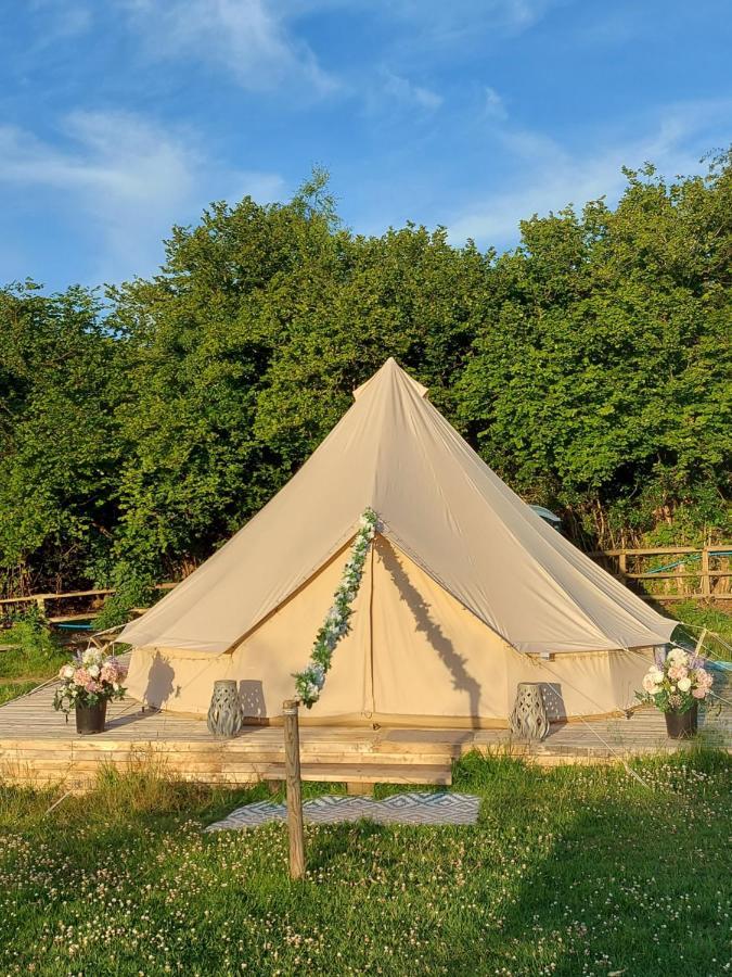 Hopgarden Glamping - Luxury 6M Bell Tent Wadhurst Dış mekan fotoğraf