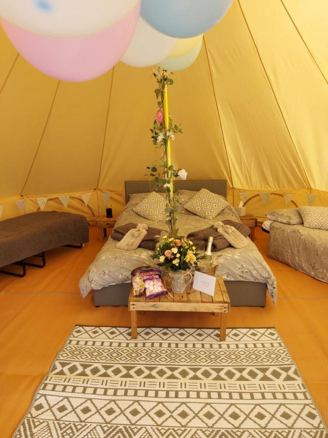 Hopgarden Glamping - Luxury 6M Bell Tent Wadhurst Dış mekan fotoğraf