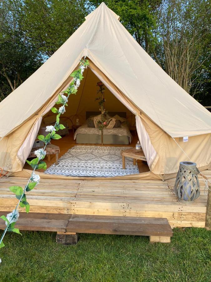 Hopgarden Glamping - Luxury 6M Bell Tent Wadhurst Dış mekan fotoğraf