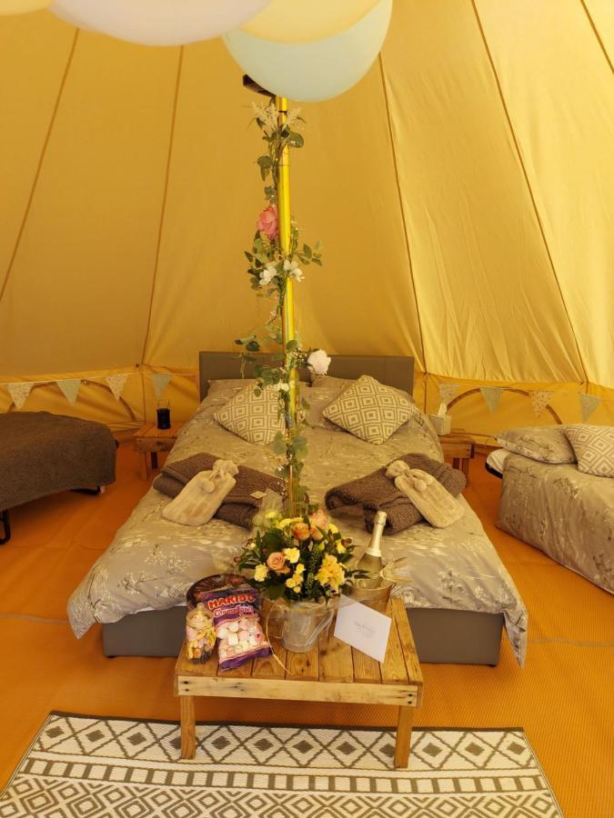 Hopgarden Glamping - Luxury 6M Bell Tent Wadhurst Dış mekan fotoğraf