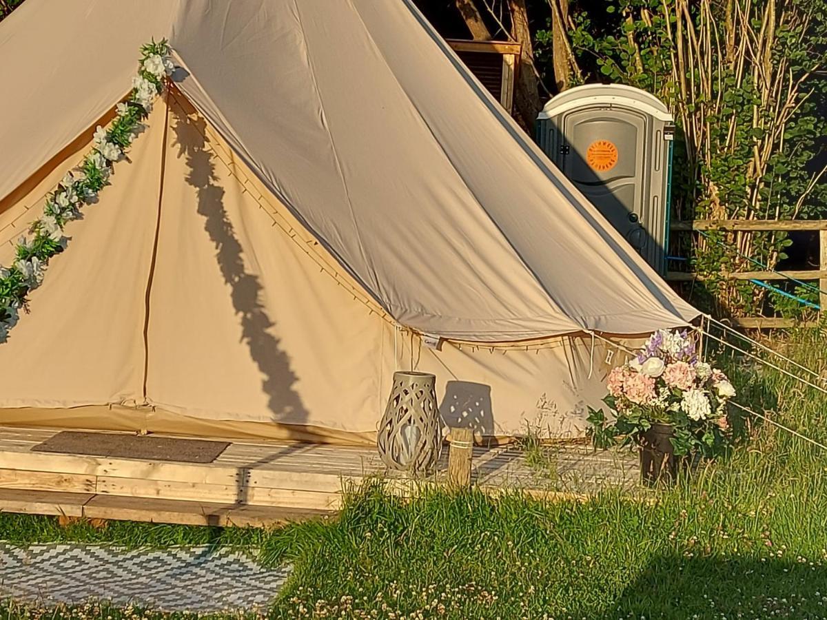 Hopgarden Glamping - Luxury 6M Bell Tent Wadhurst Dış mekan fotoğraf