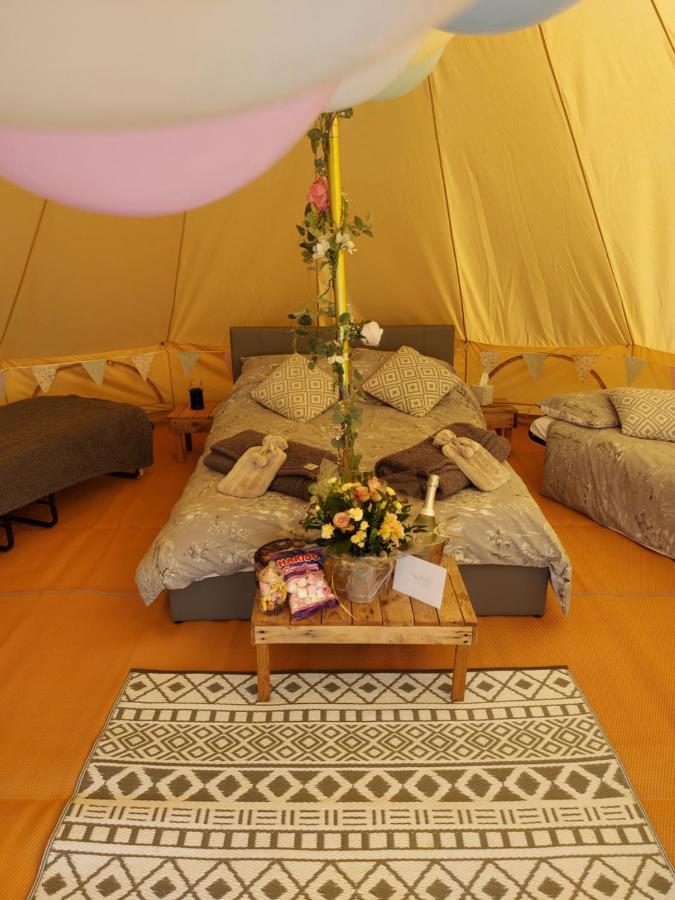 Hopgarden Glamping - Luxury 6M Bell Tent Wadhurst Dış mekan fotoğraf
